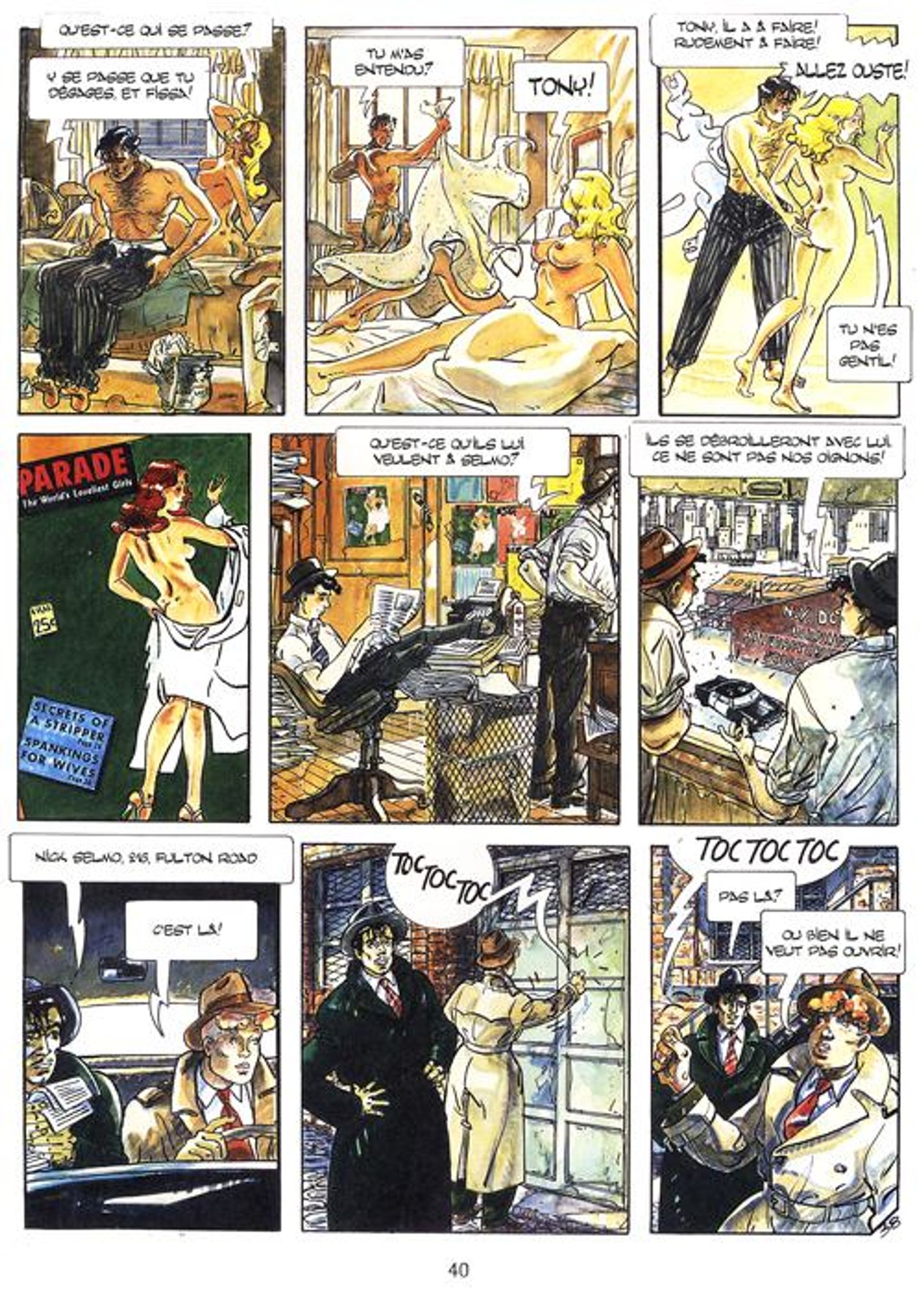 Aperçu 3 de l'album Betty Page - Les 4 morts de Betty Page