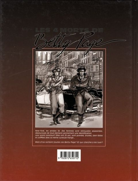 Aperçu de l'album Betty Page - Les 4 morts de Betty Page
