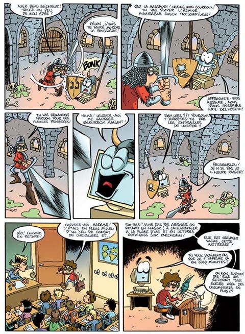 Aperçu de l'album Léo et Reboot tome 1 - Léo et Reboot version 1.0 : Lâche-moi la souris !