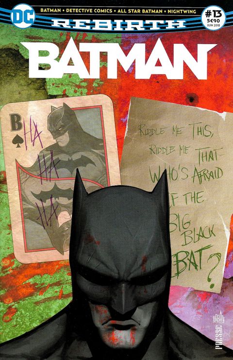 Couverture de l'album Batman Rebirth - Urban Comics Presse