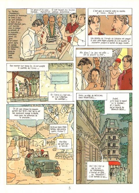 Aperçu de l'album Médecins sans Frontières tome 1 - Mission en Afrique