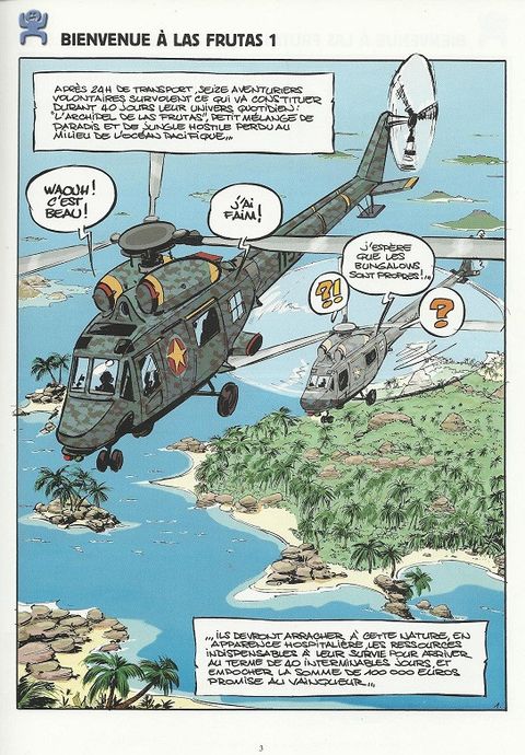 Aperçu de l'album Les Fausses Aventures de Koh Lanta tome 1 - Los Perdidos de Las Frutas