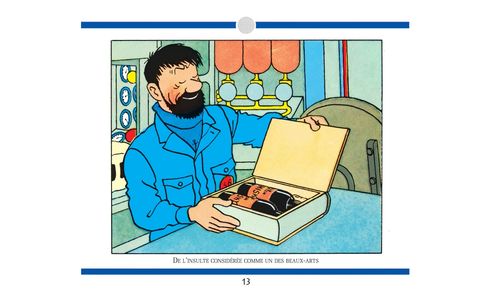 Aperçu de l'album Tintin (Monographie par personnage) tome 1991 - Le Haddock illustré - L'intégrale des jurons du capitaine Haddock