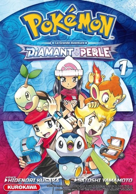 Couverture de l'album Pokemon - La Grande Aventure - Diamant Perle et Platine