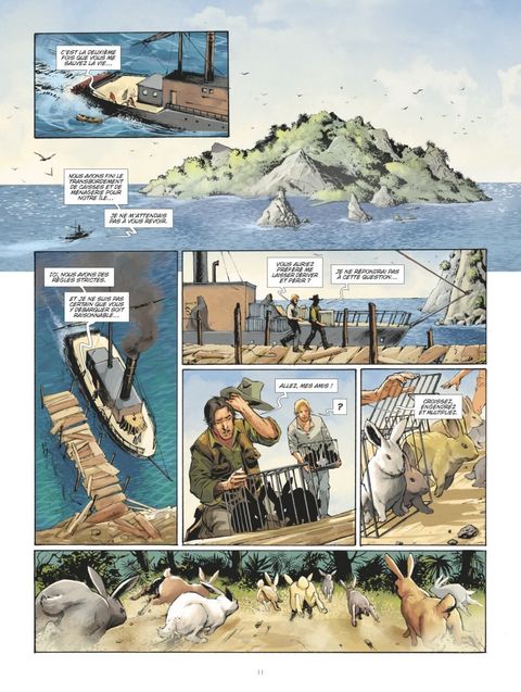 Aperçu de l'album L'Ile du Docteur Moreau