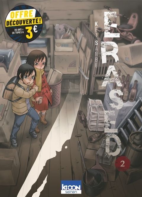 Couverture de l'album Erased T2 - Opération manga Ki-oon à petit prix - 20 ans 20 tomes