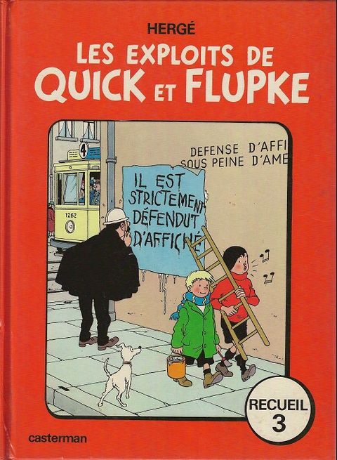 Couverture de l'album Les exploits de Quick et Flupke