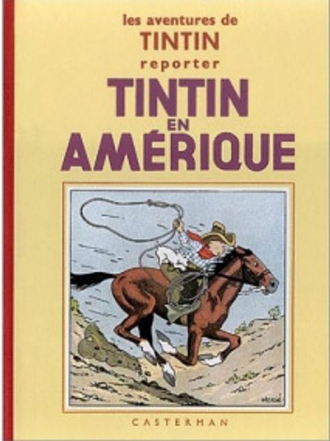 Couverture de l'album Tintin en Amérique