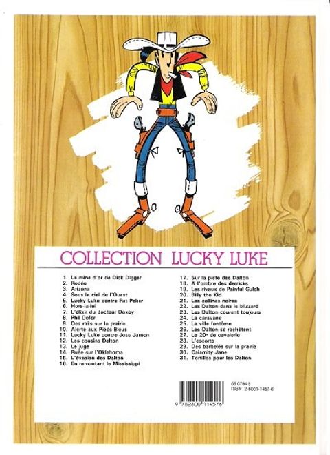 Aperçu de l'album Lucky Luke (Dupuis) tome 17 - Sur la Piste des Dalton