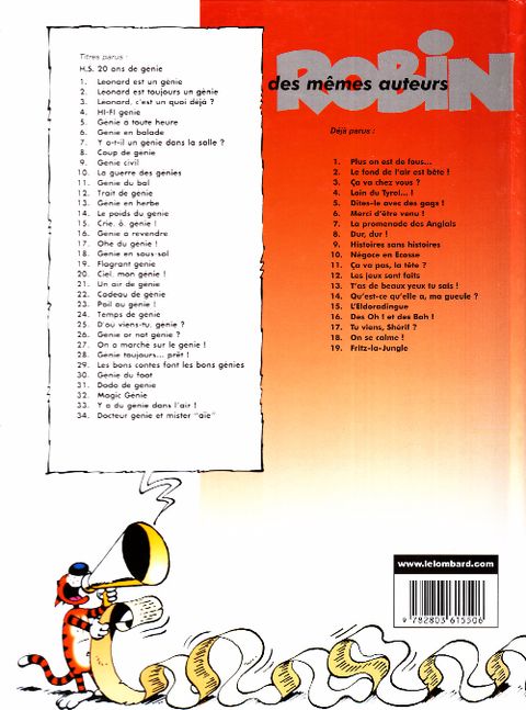 Aperçu de l'album Léonard tome 27 - On a marché sur le génie !