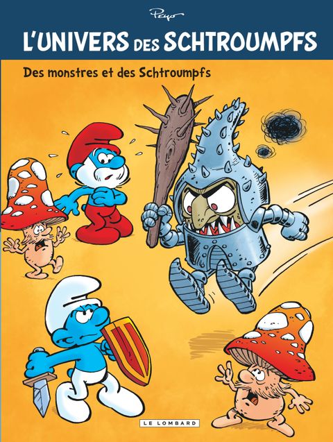 Couverture de l'album Des monstres et des schtroumpfs