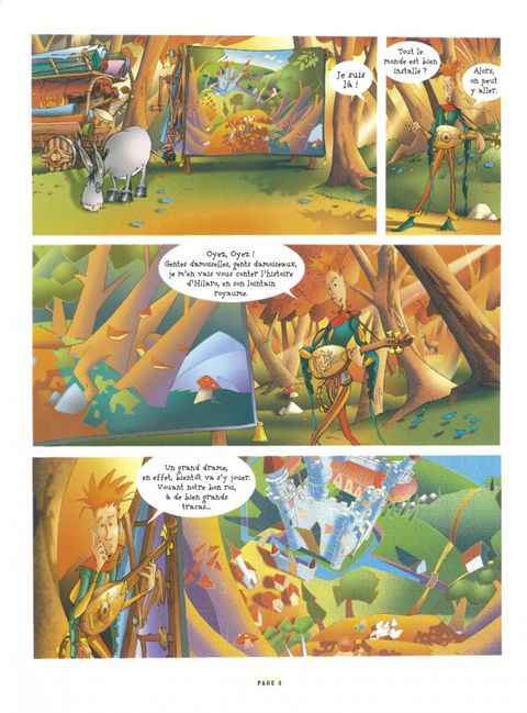 Aperçu de l'album Contes & Récits de Maître Spazi tome 1 - Piccolo, le Fou Triste