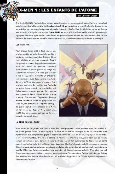Aperçu de l'album Nous Sommes les X-Men