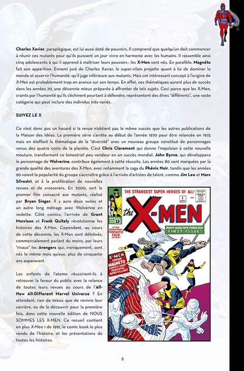 Aperçu de l'album Nous Sommes les X-Men