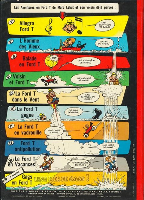 Aperçu de l'album Marc Lebut et son voisin tome 9 - La Ford T en Vacances