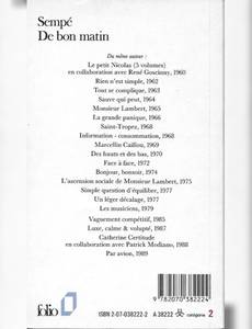 Aperçu 2 de l'album De Bon Matin