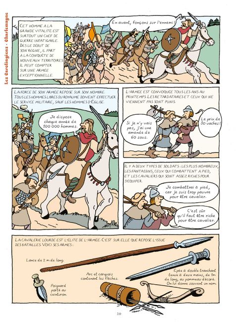 Aperçu de l'album L'Histoire de France en Bd - Compilation