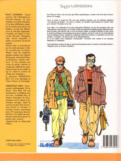 Aperçu de l'album Max London tome 2 - Et Agaou-Loa se Déchaîna