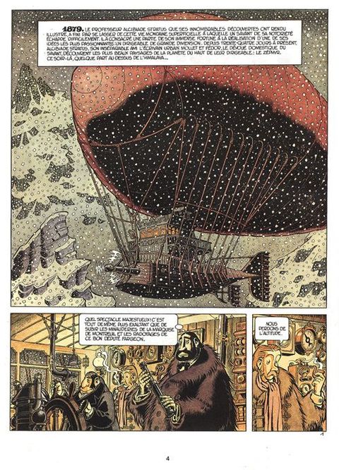 Aperçu de l'album Professeur Stratus tome 1 - Le tombeau des neiges