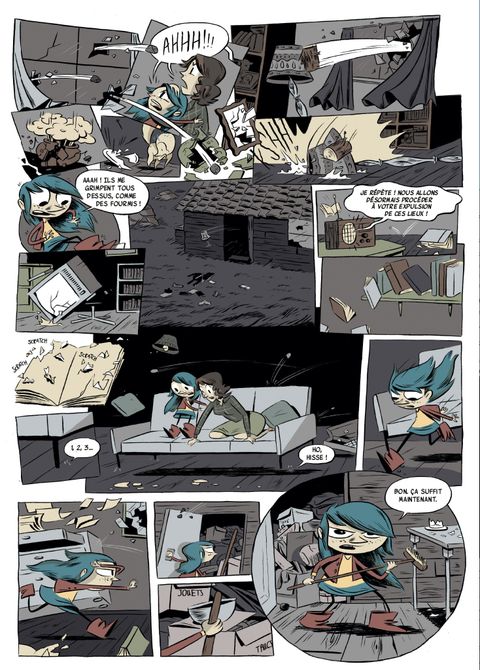 Aperçu de l'album Hilda tome 2 - Hilda et le Géant de minuit