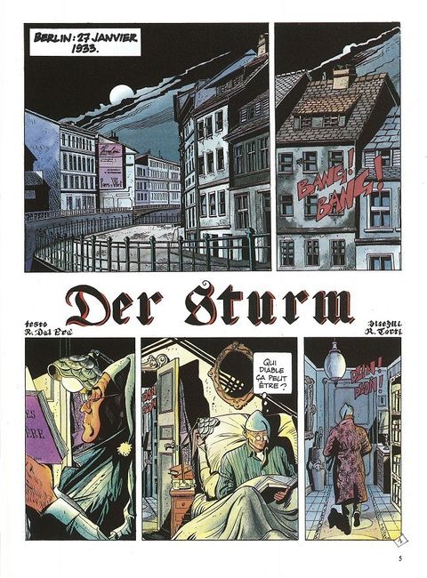 Aperçu de l'album Les Enquêtes de Jan Karta tome 2 - Les Enquêtes de Jan Karta : Der Sturm