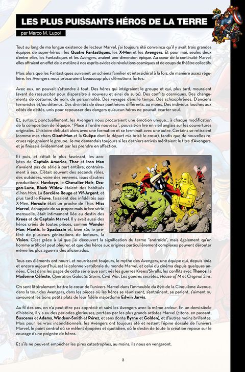 Aperçu de l'album Nous Sommes les Avengers
