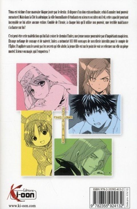 Aperçu de l'album A Certain Magical Index tome 1