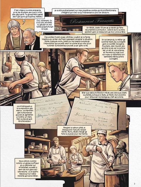Aperçu de l'album Auguste Escoffier - Maître de la cuisine moderne