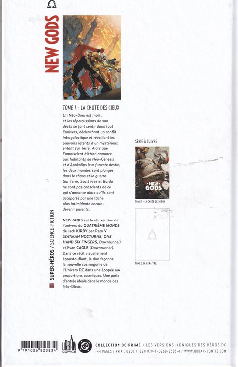 Aperçu de l'album New Gods tome 1 - La chute des cieux
