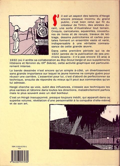 Aperçu de l'album Hergé - Auteur tome 1987 - Hergé - Les débuts d'un illustrateur - 1922 à 1932