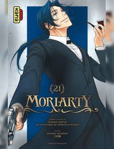 Couverture du premier album de la série Moriarty