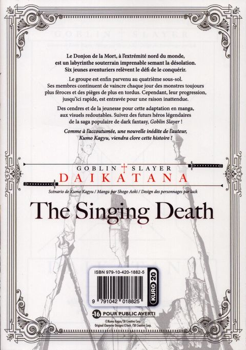 Aperçu de l'album Goblin Slayer Daikatana tome 7