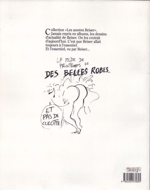 Aperçu de l'album Les Années Reiser tome 1 - On est passé à côté du bonheur : 1974