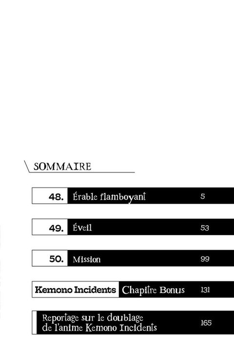 Aperçu de l'album Kemono Incidents tome 13