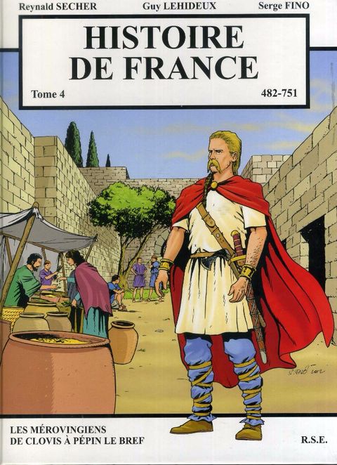 Couverture de l'album 482-751: Les Mérovingiens, de Clovis à Pépin le Bref