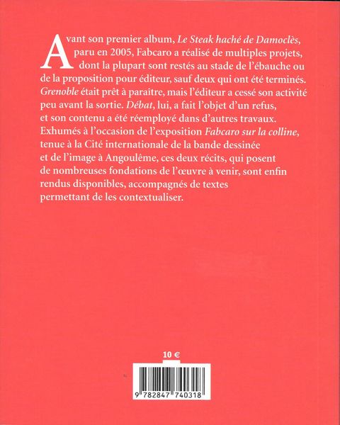 Aperçu de l'album Fabcaro, premiers pas