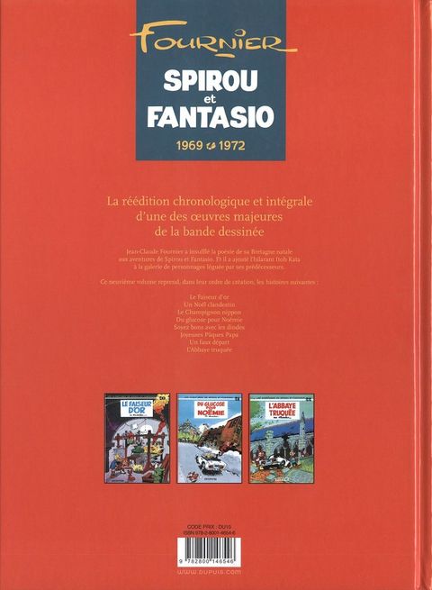 Aperçu de l'album Spirou et Fantasio (Int. Chronologique) tome 9 - Fournier (1969-1972)