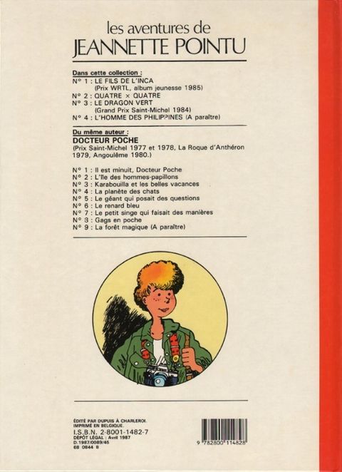Aperçu de l'album Jeannette Pointu tome 3 - Le Dragon Vert