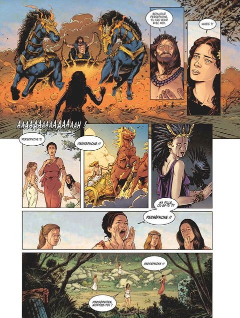Aperçu de l'album La Sagesse des Mythes tome 18 - Orphée et Eurydice Précédé de Déméter & Perséphone