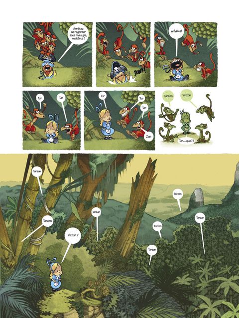 Aperçu de l'album Alice au Pays des Singes tome 1 - Livre I