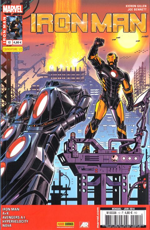 Couverture de l'album Iron Man (Marvel France - 2013) tome 12 - Iron Metropolitan