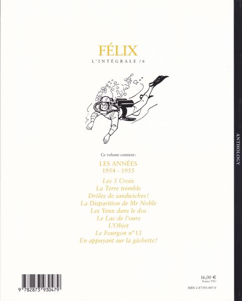 Aperçu de l'album Félix (Tillieux, Int Niffle) tome 6