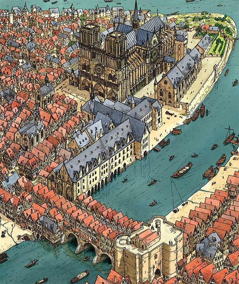 Aperçu de l'album Les Voyages de Jhen tome 2 - Paris