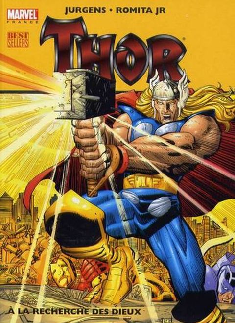 Couverture de l'album À la recherche des dieux (Thor)