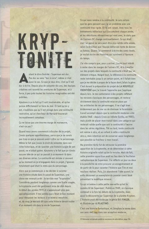 Aperçu de l'album Superman - Kryptonite