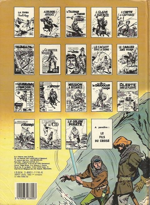 Aperçu de l'album Les Timour tome 5 - Le captif de Carthage