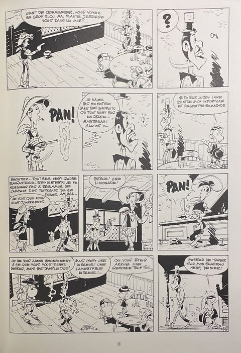 Aperçu de l'album Les Aventures de Lucky Luke en Noir et Blanc tome 9 - La Ville Fantôme