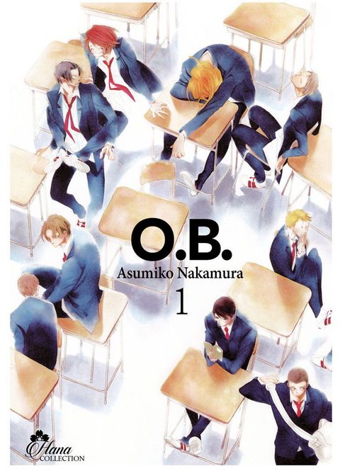 Couverture de l'album O.B - Tome 01 - Livre (Manga) - Yaoi - Hana Collection