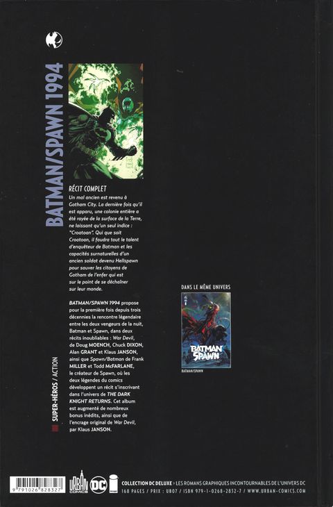Aperçu de l'album Batman / Spawn tome 1 - Batman / Spawn 1994