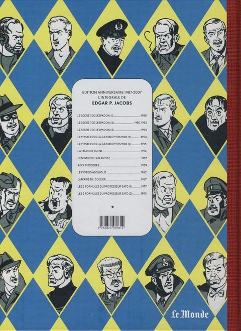 Aperçu de l'album Blake et Mortimer - Le Monde/Le Soir tome 7 - L'Enigme de l'Atlantide